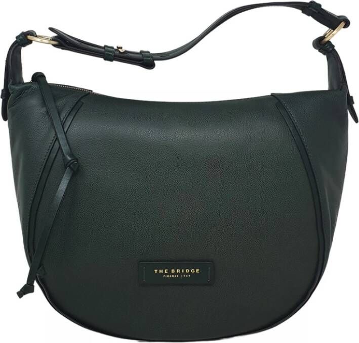 The Bridge Groene Hobo Tas Domitilla Stijl Green Dames
