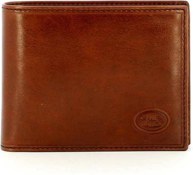 The Bridge Story Wallets Bruin Heren