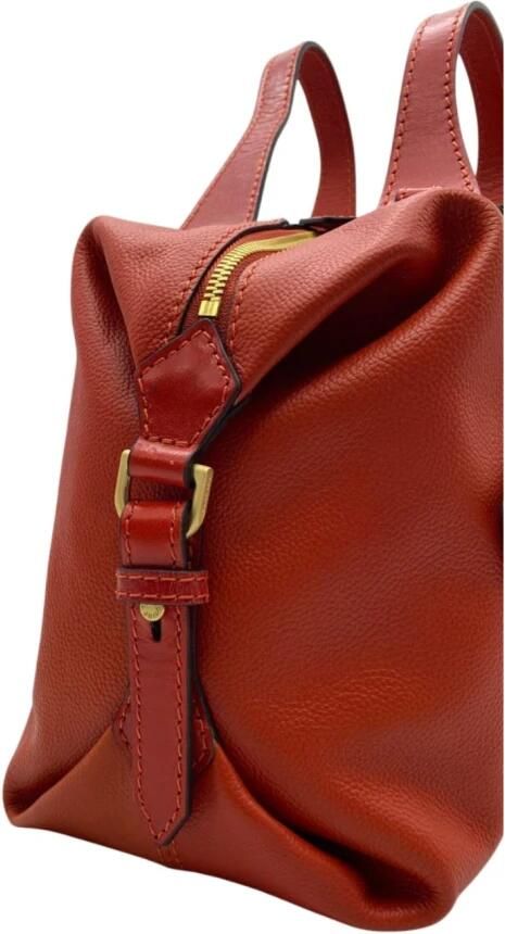 The Bridge Elegante Schoudertas met Ritssluiting Brown Dames - Foto 4