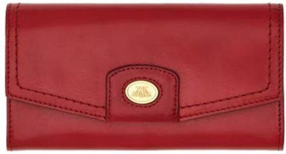 The Bridge Rode Leren Portemonnee ADA Stijl Red Dames