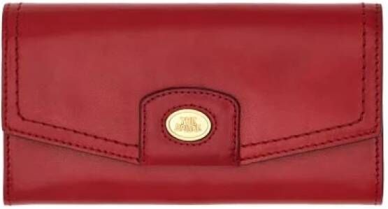 The Bridge Rode Leren Portemonnee ADA Stijl Red Dames