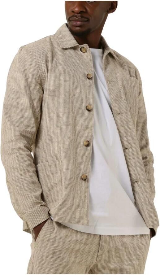 The GoodPeople Heren Jip Overshirt Beige Heren
