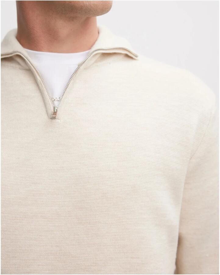 THE GOODPEOPLE Heren Truien & Vesten Kamark Beige - Foto 5