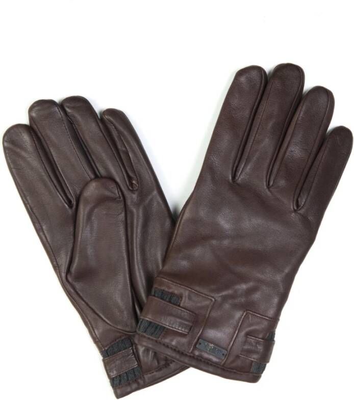 The Jack Leathers Jackglove05 Leather gloves Brown Heren
