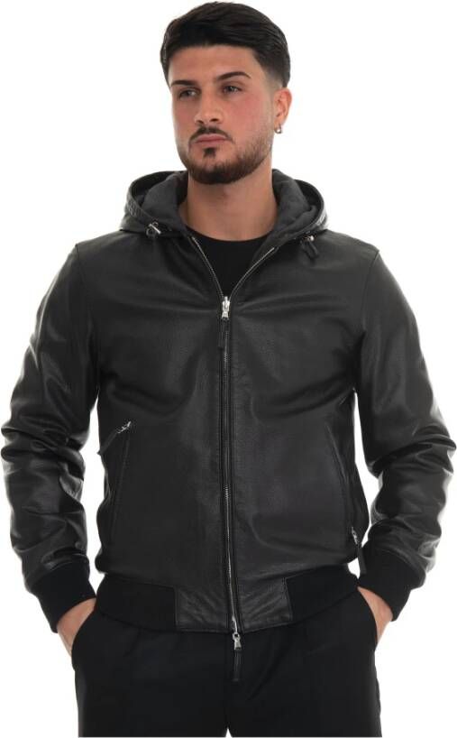 The Jack Leathers Jassen Zwart Heren