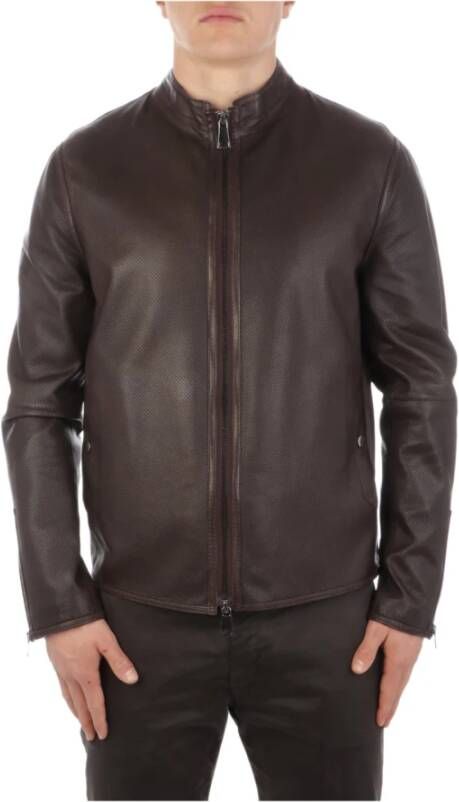 The Jack Leathers Leather Jackets Bruin Heren