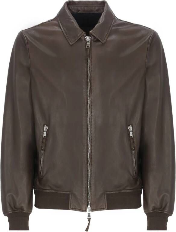 The Jack Leathers Leather Jackets Bruin Heren