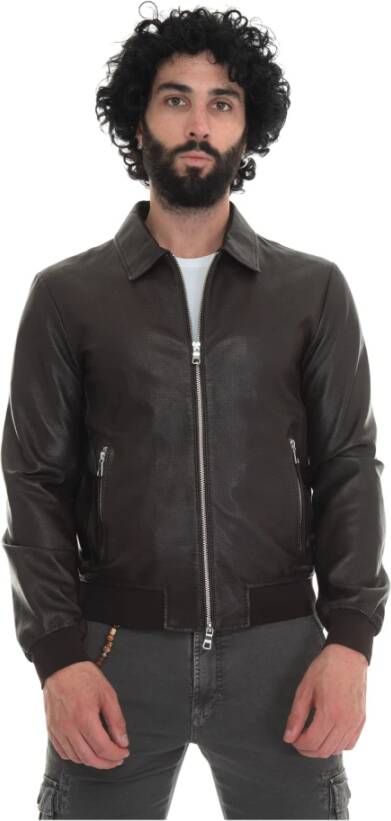 The Jack Leathers Lichte jassen Bruin Heren