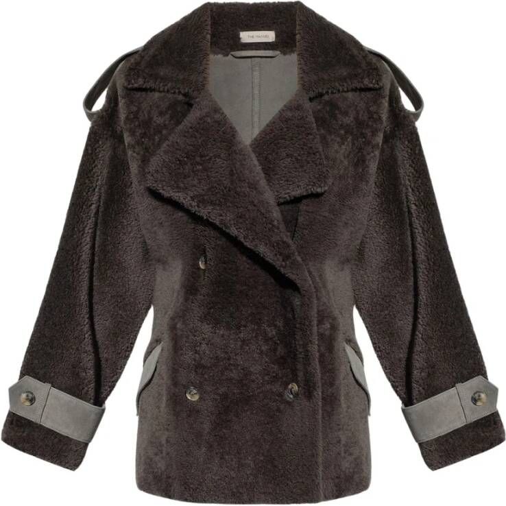 The Mannei Jordan shearling jacket Groen Dames