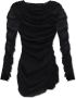The Mannei Narikala gedrapeerde jurk Black Dames - Thumbnail 1