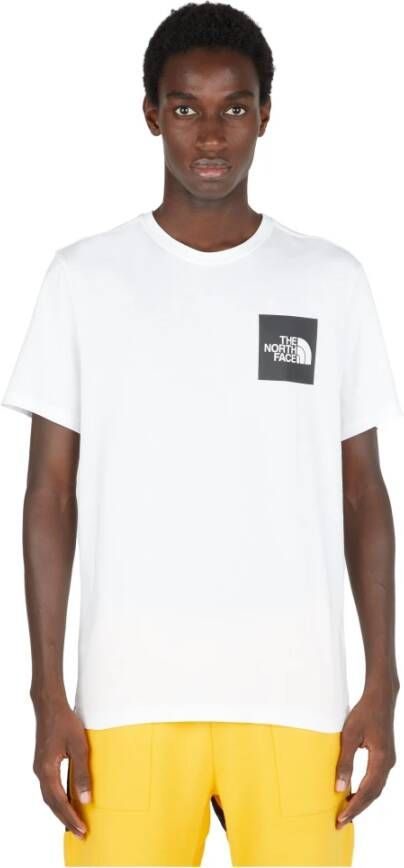 The North Face Bedrukt Logo T-shirt Wit Heren