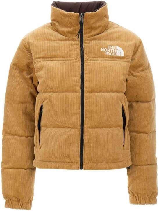 The North Face Beige Donsjas voor Vrouwen Beige Dames