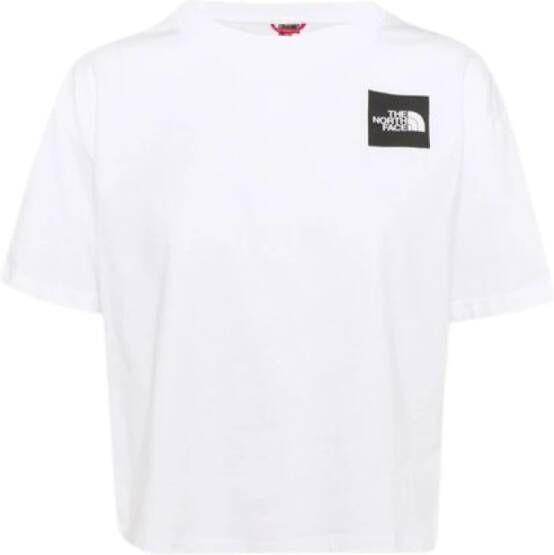 The North Face Bijgesneden eenvoudige koepel T -shirt Wit Dames