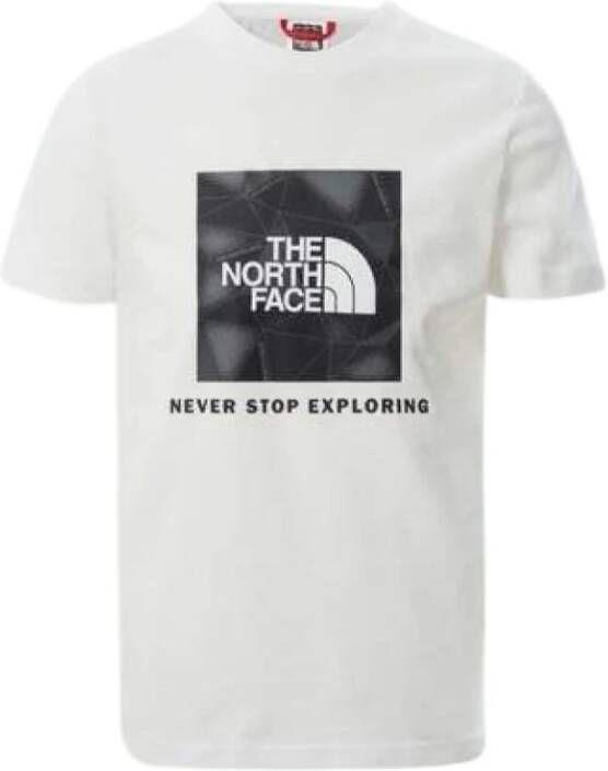 The North Face Klassieke Box Tee Stijlvol en Comfortabel Heren T-Shirt White Heren