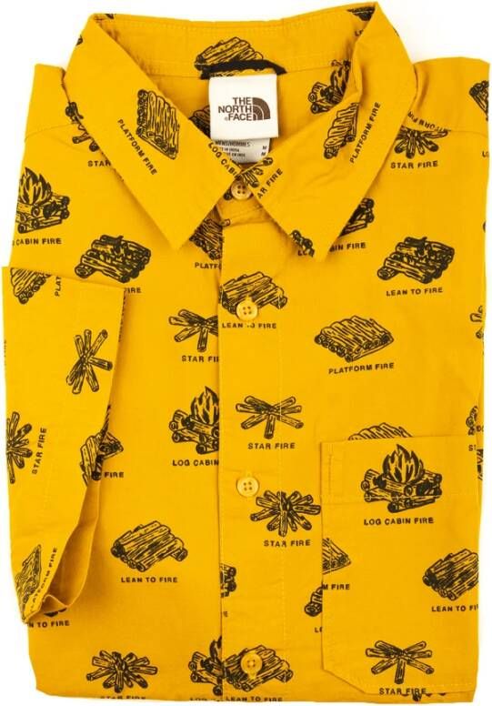 The North Face Casual Shirts Yellow Heren