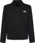 The North Face Zwarte Tech Fz Hoodie met Rits en Kangoeroezakken Black Heren - Thumbnail 1
