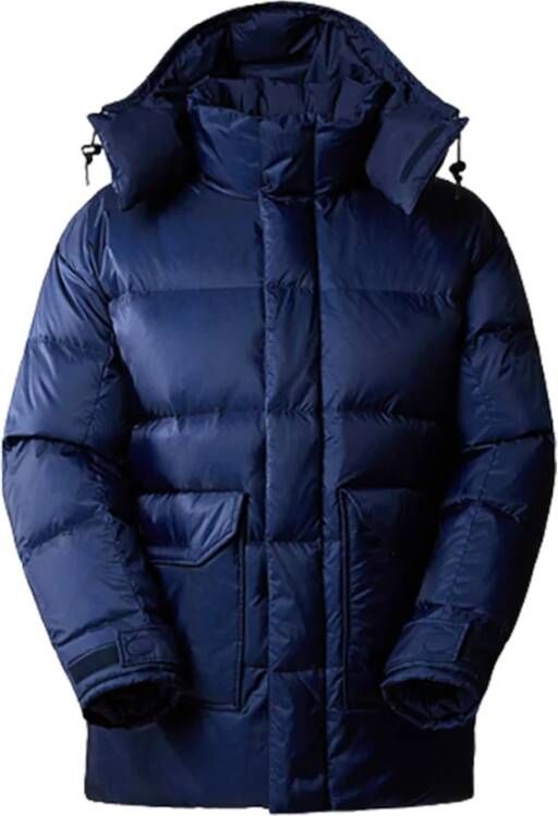 The North Face Donkerblauwe Parka 73 Blue Heren