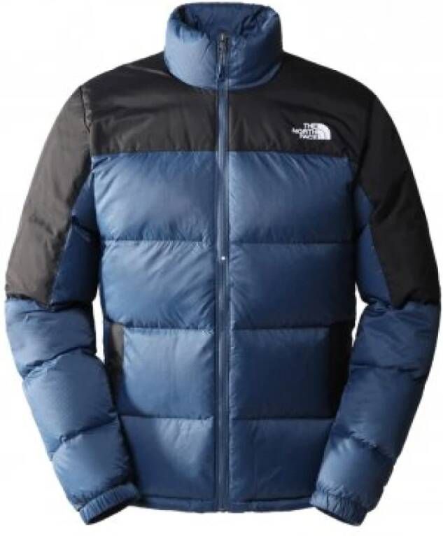 The North Face Down Jackets Blauw Heren