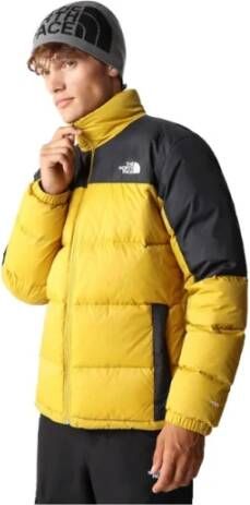 The North Face Down Jackets Geel Heren