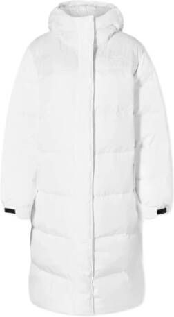 The North Face Nuptse Parka Wit White Dames