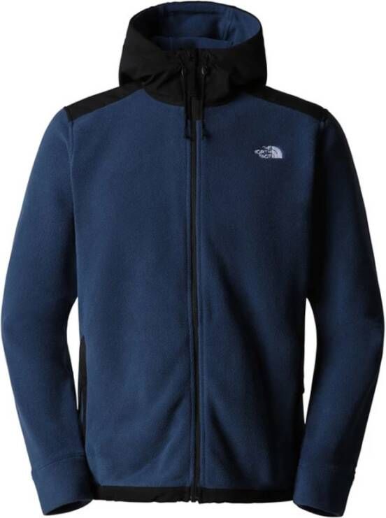 The North Face Heren Zip-Up Fleece Kies Warmte en Functionaliteit Blauw Heren