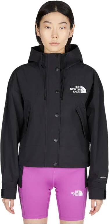 The North Face Waterdichte jas met iconisch kleurblokpatroon Black Dames