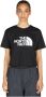 The North Face Katoenen Jersey Crewneck T-Shirt Zwart Dames - Thumbnail 1