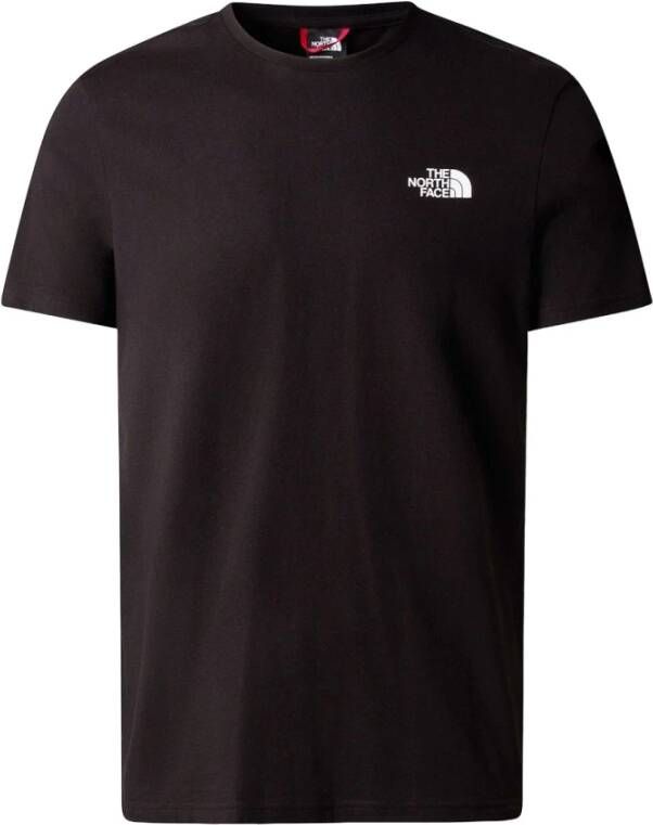 The North Face Katoenen T-shirt met Opvallend Logo Zwart Heren