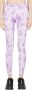 The North Face Katoenen Tie-Dye Leggings met Hoge Taille Purple Dames - Thumbnail 1