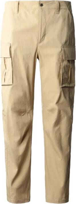 The North Face Leather Trousers Beige Heren