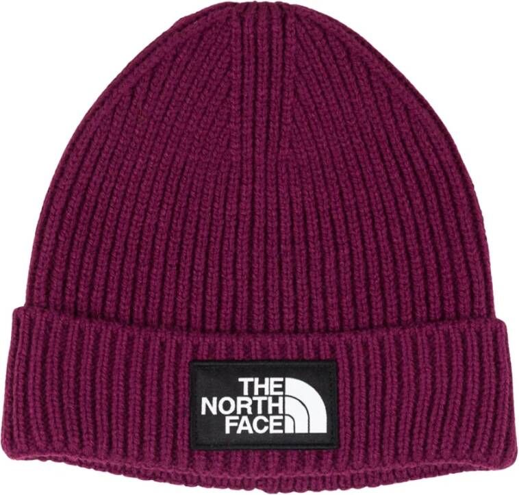 The North Face Logo Box Cuf Hoed Red Heren