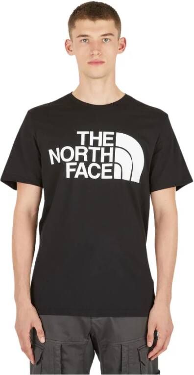 The North Face Logo Print T-Shirt Zwart Heren