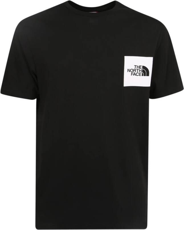 The North Face Heren Korte Mouw Fijne Tee Zwart Heren