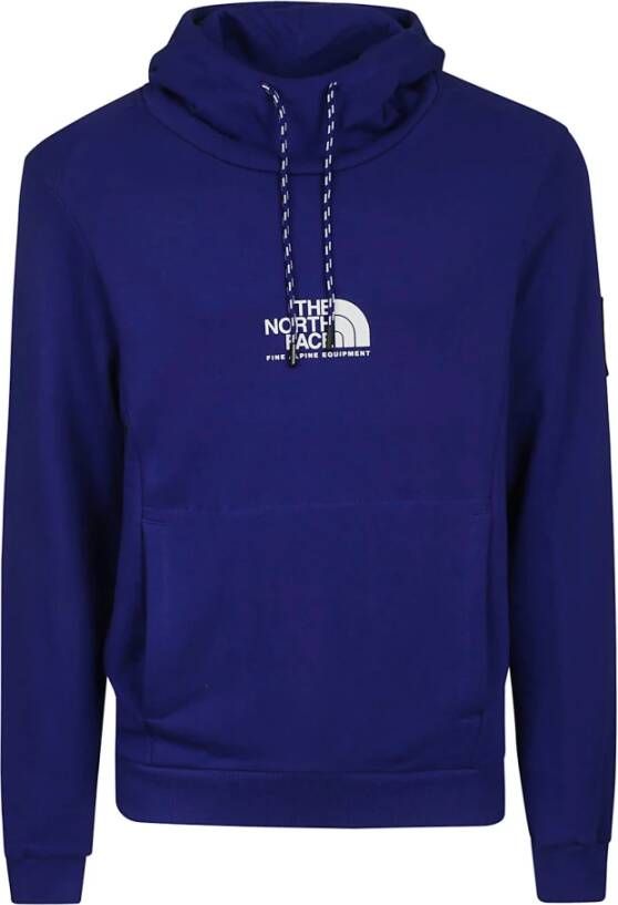 The North Face Alpine Lapis Blue Hoodie Heren Sweatshirt Blue Heren