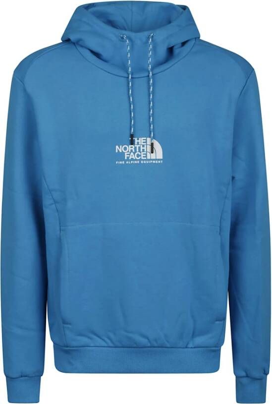 The North Face M Fijne Alpine hoodie Blauw Heren