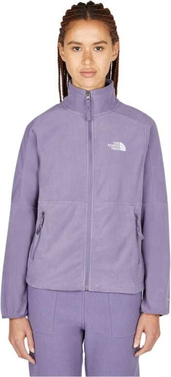 The North Face Polartech Fleece Sweatshirt Purple Dames