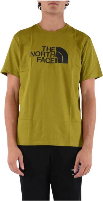 The North Face Rib T-shirt met Logo Groen Heren