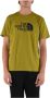 The North Face Eenvoudige Tee Zwavel Mos T-shirt Green Heren - Thumbnail 1