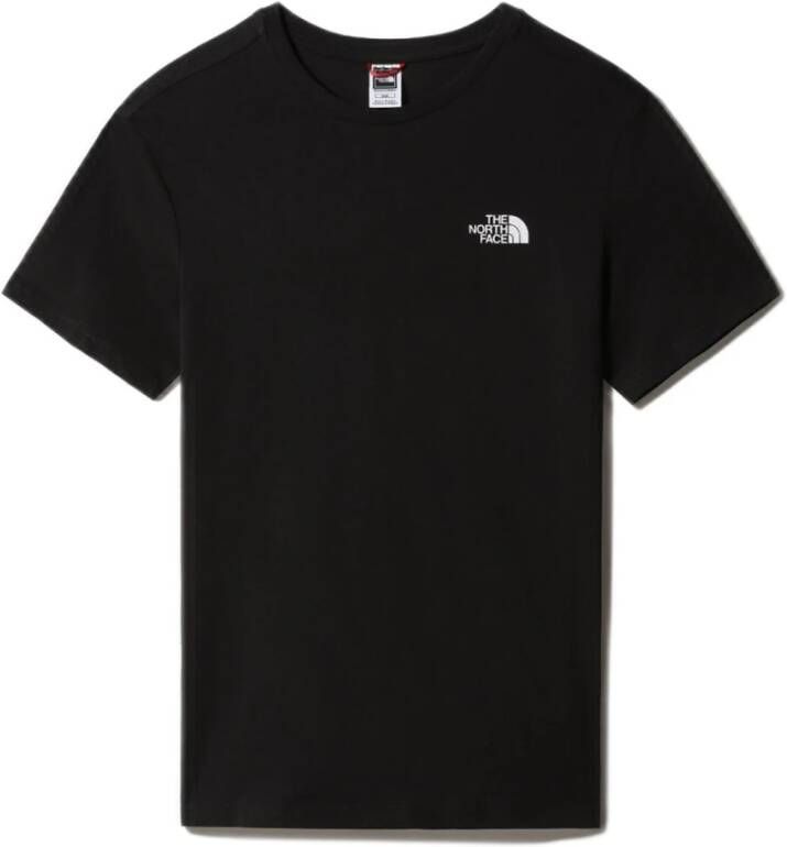 The North Face Redbox T-Shirt Zwart-Marine-Lightening Print Black Heren