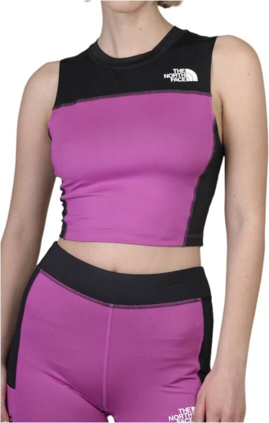 The North Face Sleeveless Training Tops Purple Dames