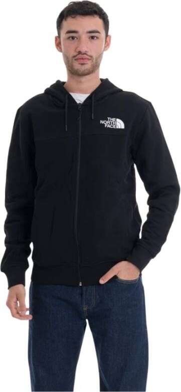 The North Face Sweater met rits Zwart Heren