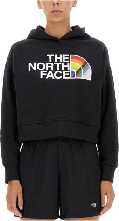 The North Face Sweatshirt met logo -print Zwart Dames