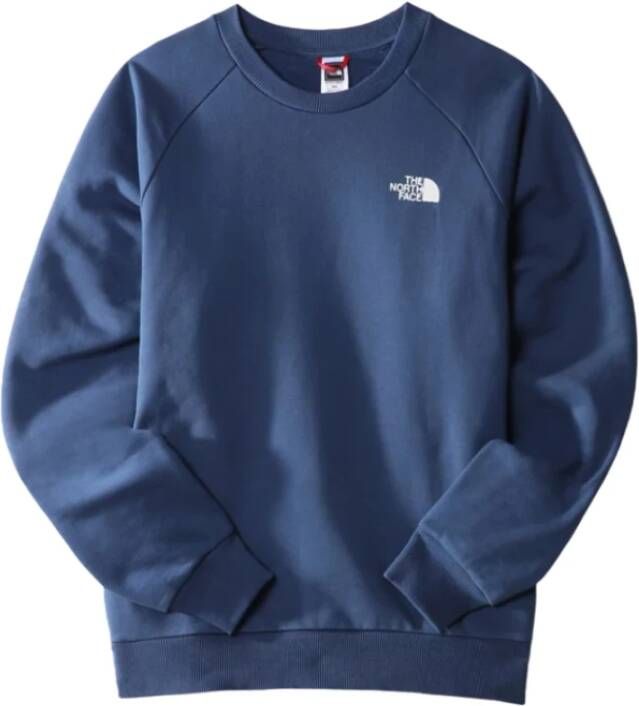 The North Face Raglan Redbox Crew Shady Blue Sweatshirt Blue Heren