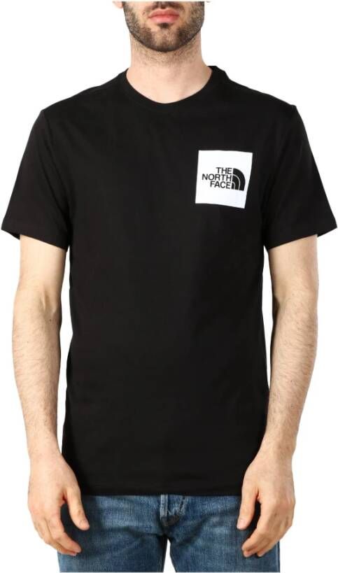 The North Face T-shirt fine tee Zwart Heren