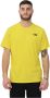 The North Face Zuur Gele Tee Heren T-Shirt Yellow Heren - Thumbnail 1