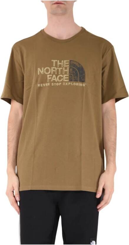 The North Face T-shirt rust Bruin Heren