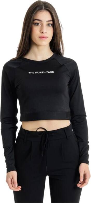 The North Face t-shirt Zwart Dames