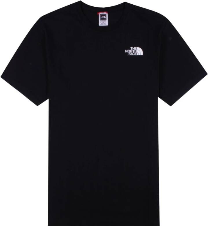 The North Face Redbox T-Shirt Zwart-Marine-Lightening Print Black Heren