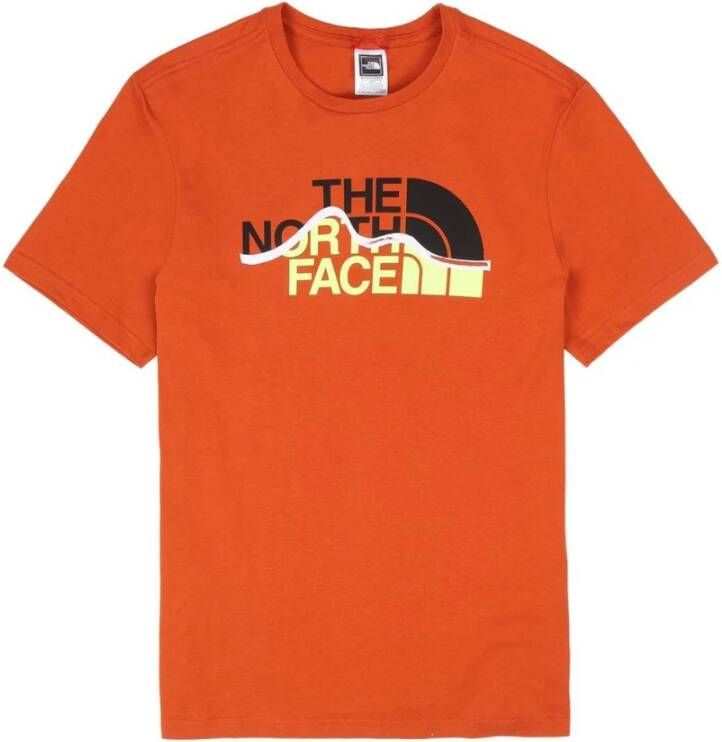 The North Face T-Shirts Oranje Heren