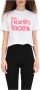 The North Face Wit Coordinates Crop Tee White Dames - Thumbnail 1